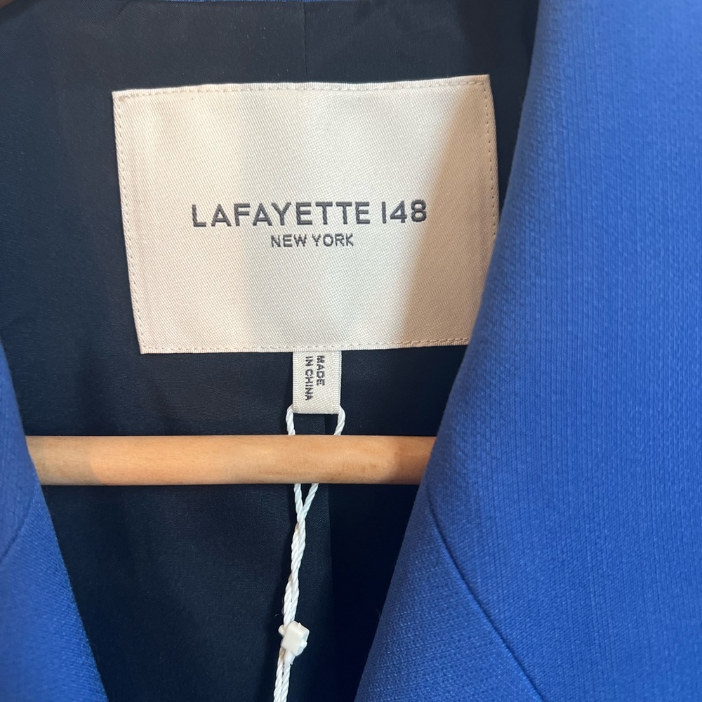 Lafayette 148 New York Royal Blue Blazer- NWT - Picture 2 of 9